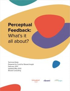 Perceptual Feedback