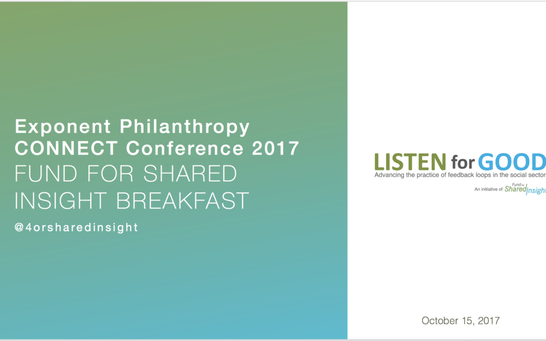 Shared-Insight-Listen-for-Good-presentation-cover-image