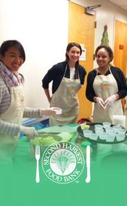 image of people serving at Second harvest food bank