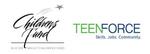 silicon valley childrens fund teenforce