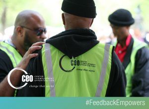 image of men working in the Center for Employment Opportunities program #feedbackempowers