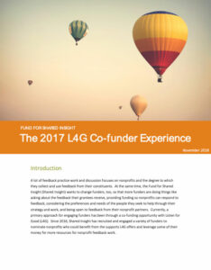 The 2017 L4G Co-funder Experience