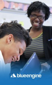 image of a teaching apprentice at Blue Engine