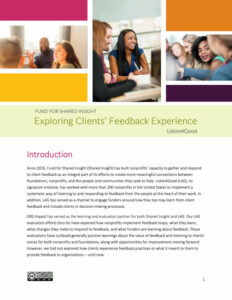 Exploring Clients’ Feedback Experience
