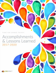 Accomplishments & Lessons Learned 2017-2020
