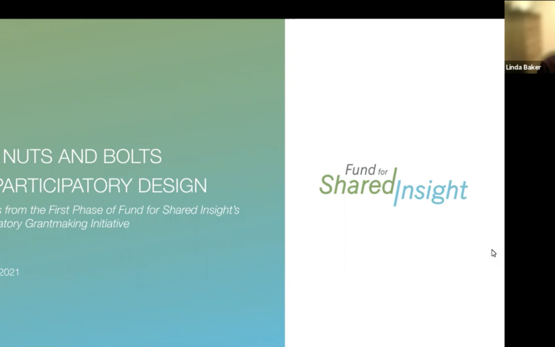 video still Participatory Grantmaking Initiative
