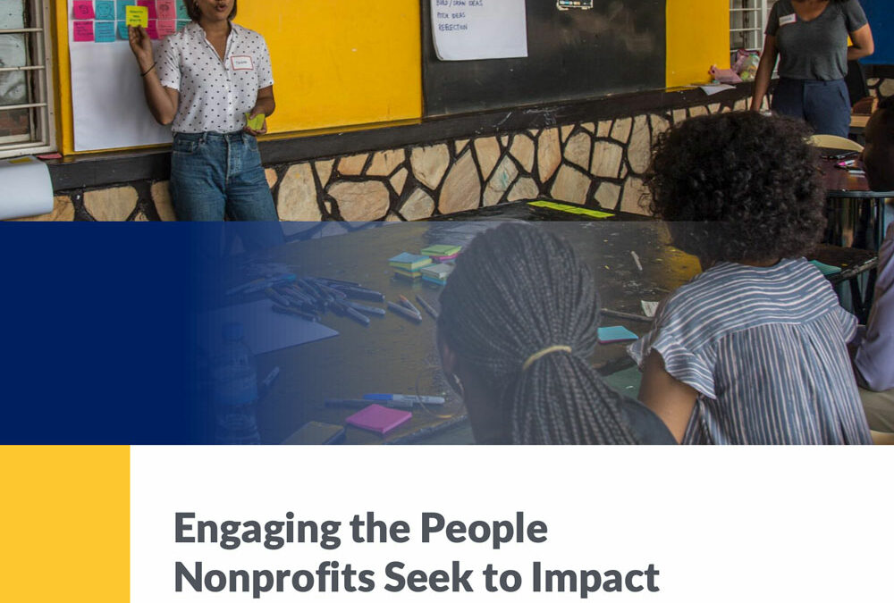 Engaging the People Nonprofits Seek to Impact in Policy Advocacy