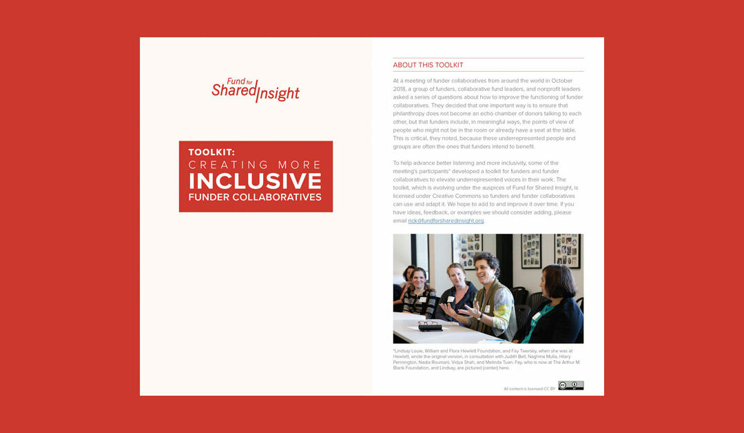 Funder Collaboratives Tool Kit