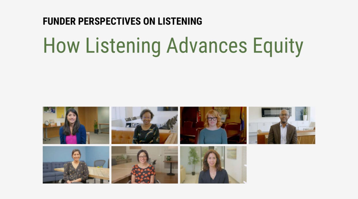 How Listening Advances Equity