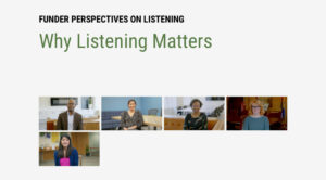 Why Listening Matters