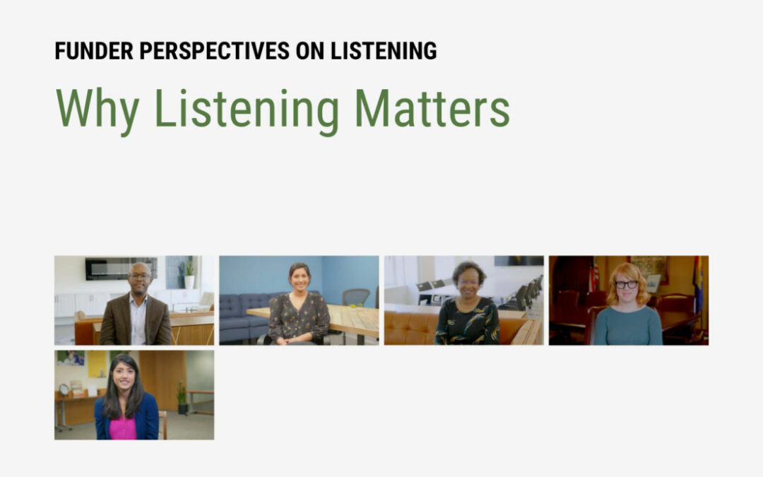 Why Listening Matters