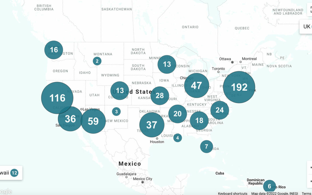 Fund for Shared Insight Grants Map 2022