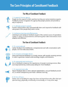 Core Principles of Constituent Feedback
