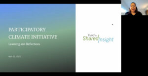 Participatory Climate Initiative, Learnings and Reflections