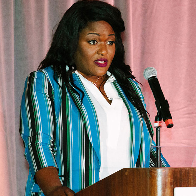 Aicha Abdoulaye, a survivor, entrepreneur, public speaker, and advocate for survivors of human trafficking and forced marriages, serves on Tahirih Justice Center’s board of directors.