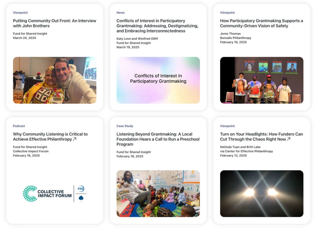 Fund for Shared Insights for Change