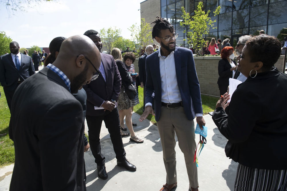 Isaiah Oliver, CEO of the Community Foundation of Greater Flint, is well known throughout Flint, where he grew up.